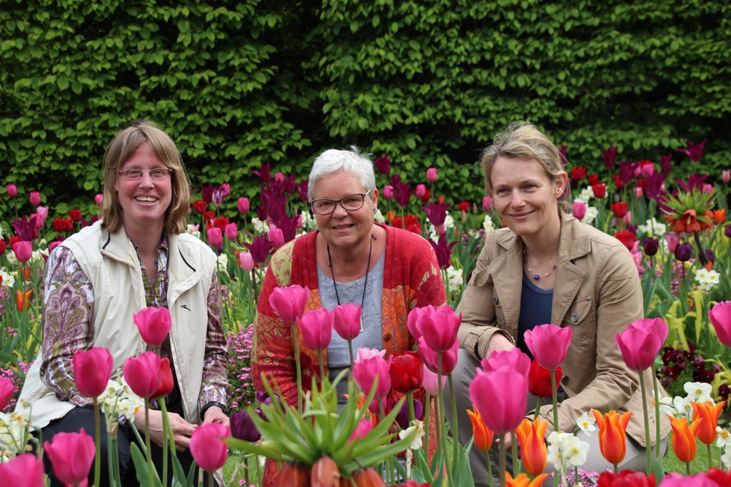 Die Parkführerinnen in Gütersloh Daniela Toman, Monika Geißler, Larissa Lakämper